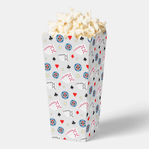 Caja Para Regalos Palomitas de Poker Divertidas y Elegantes