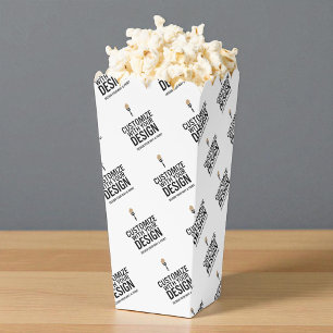 Caja Para Regalos Palomitas Personalizadas con Marca de la Empresa