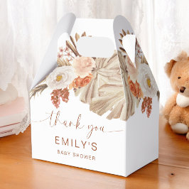 Caja Para Regalos Pampas Grass Boho Gracias Desert Baby Shower