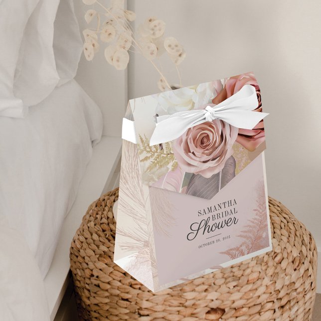 Caja Para Regalos Pampas Grass Bridal Shower Terracotta (Subido por el creador)