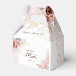 Caja Para Regalos Pampas Grass Terracotta Palmas Bridal Shower