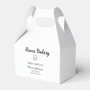 Caja Para Regalos panadería casera agrega el nombre de tu texto pers