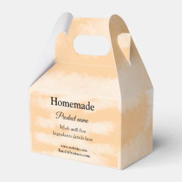 Caja Para Regalos Panadería casera hecha con amor añadir texto sitio