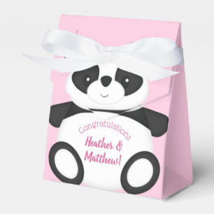 Caja Para Regalos Panda Bear Baby Shower