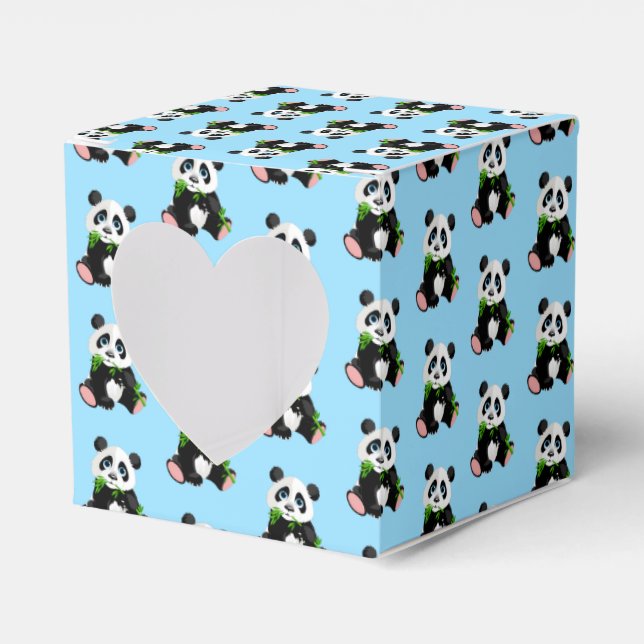 Caja Para Regalos Panda Bear Party Favorito Box (Anverso)