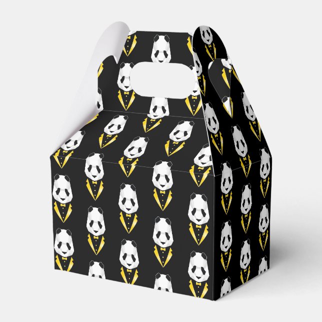Caja Para Regalos Panda de lujo (Reverso)