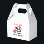 Caja Para Regalos Panda I Love You Snow Much Snowman Pun<br><div class="desc">Cute panda with snowman. I love you snow much - a snow pun for winter and Christmas. A warm greeting in the cold season for the holidays. Christmas panda with snowman.</div>