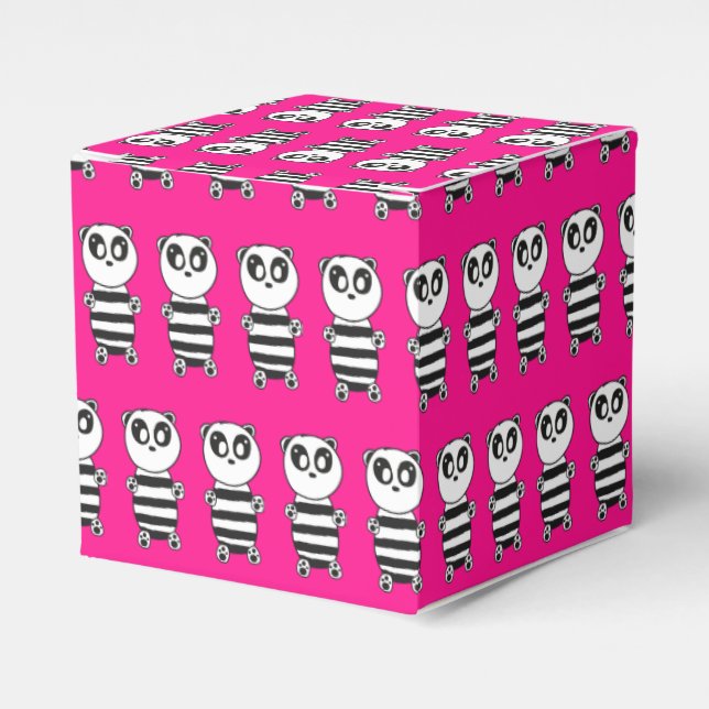 Caja Para Regalos Panda Kids (Costado Anverso)