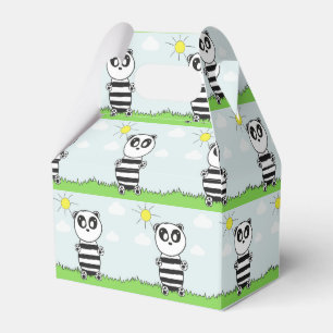 Caja Para Regalos Panda Kids