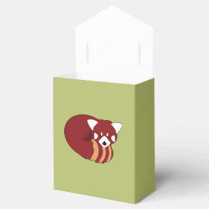 Caja Para Regalos Panda roja