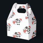 Caja Para Regalos Panda With Snowman In Winter For Christmas Favor B<br><div class="desc">Panda with snowman in winter for Christmas - a snowman for winter and Christmas. A winter greeting in the cold season for the holidays. Christmas panda with snowman.</div>