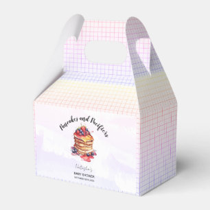 Caja Para Regalos Panqueques y Pacificadores Brunch Baby Shower