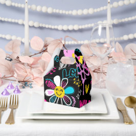Caja Para Regalos Pañuelo para bebé con patrón de graffiti de flor s