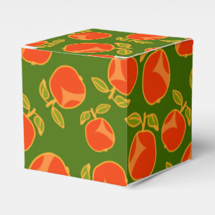 Caja Para Regalos Papel de relleno de manzanas rojas curadas