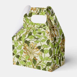 Caja Para Regalos Papel pintado floral de madreselva verde de Willia