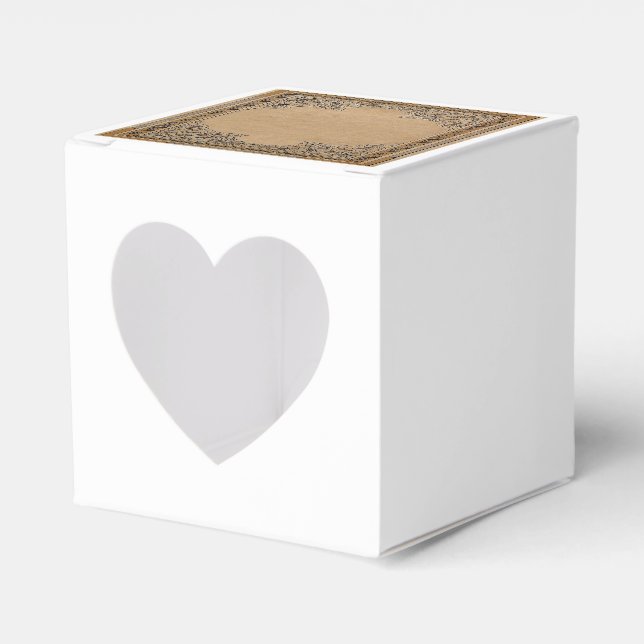 Caja Para Regalos Papel Sepia de Knotwork viejo (Anverso)