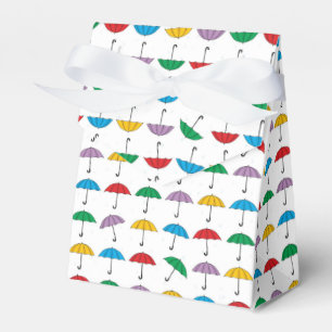 Caja Para Regalos Paraguas en lluvia