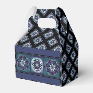 Caja Para Regalos Paraguas morado y corazones .7