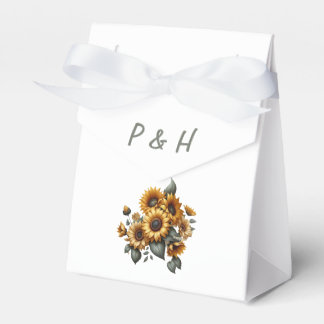 Caja Para Regalos Parche de girasol