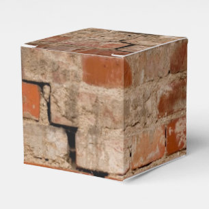 Caja Para Regalos Pared de ladrillo agrietada