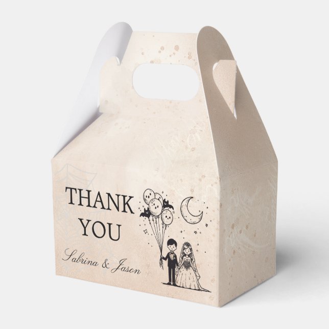 Caja Para Regalos Pareja pequeña y fantasmal (Front Side)