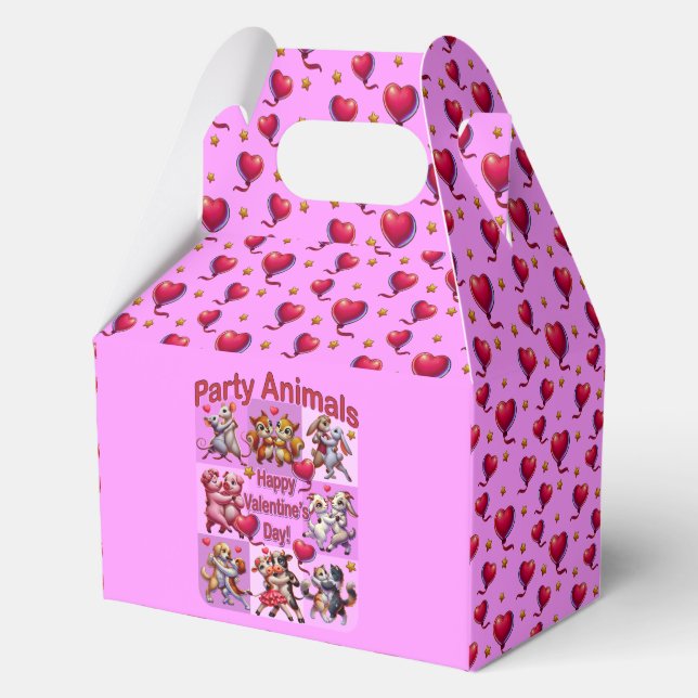 Caja Para Regalos Parejas bailarinas el día de San Valentín "Animale (Anverso)