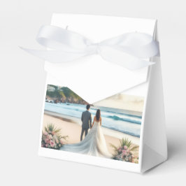 Caja Para Regalos Parejas de Playa de Boda