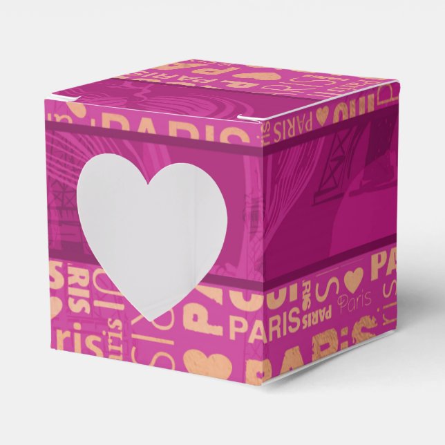 Caja Para Regalos Paris Favor Box (Anverso)