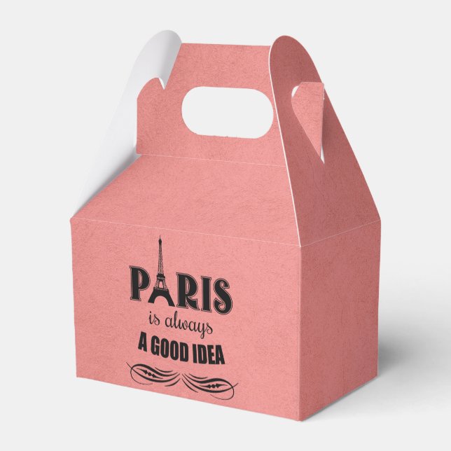 Caja Para Regalos París siempre es una buena idea (Reverso)