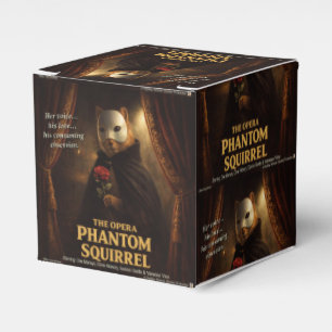 Caja Para Regalos Parodia de la Ópera del Fantasma de la Ardilla