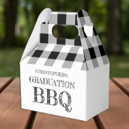 Caja Para Regalos Parrillada de graduación a cuadros