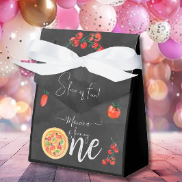 Caja Para Regalos Parte de diversión, primer cumpleaños de pizza