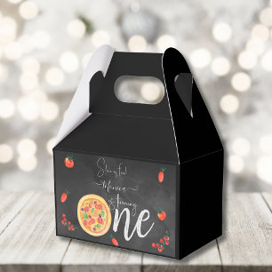 Caja Para Regalos Parte de diversión, primer cumpleaños de pizza