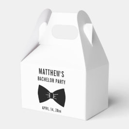 Caja Para Regalos Partido Bachelor Tuxedo Bow Tie Boda