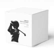 Partido de Bachelor del Golfing Negro mínimo