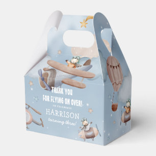 Caja Para Regalos Partido de cumpleaños de Cute Aviation Airplane Bo