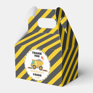 Caja Para Regalos Partido de Cumpleaños de la Construcción