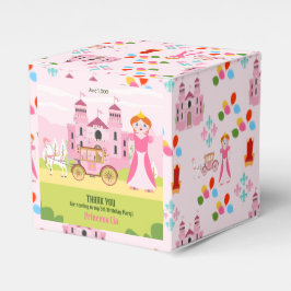 Caja Para Regalos Partido de Cumpleaños de la Princesa Real