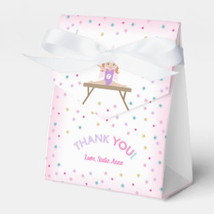 Caja Para Regalos Partido de cumpleaños Gimnasia Cabello Rojo