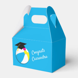 Caja Para Regalos Partido de Graduación de Bola de Playa Fiesta de P