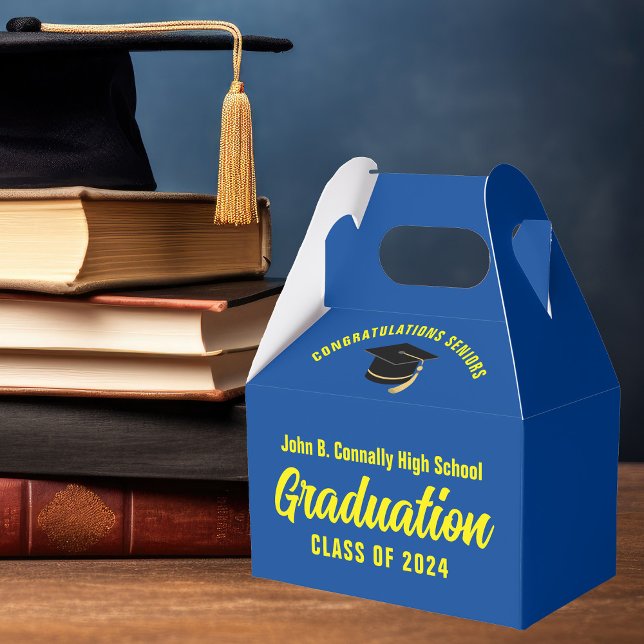 Caja Para Regalos Partido de Graduación de Felicitaciones Amarillo A (Subido por el creador)