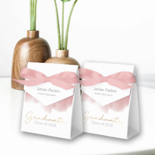 Caja Para Regalos Partido de Graduación de Fotografía Simple Boho Pi