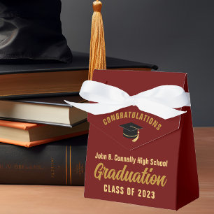 Caja Para Regalos Partido de Graduación de la Escuela de Personaliza