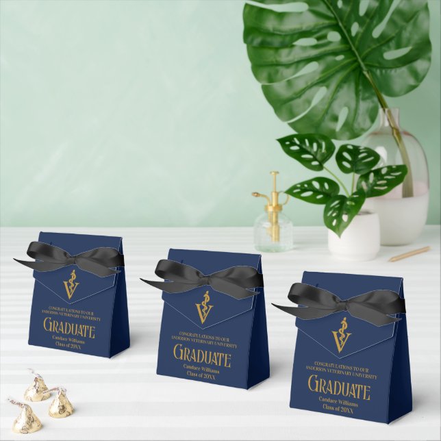 Caja Para Regalos Partido de Graduación de la Escuela Veterinaria de (Múltiple)