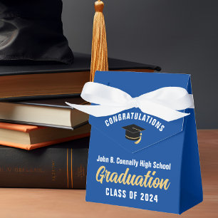 Caja Para Regalos Partido de Graduación Escolar 2025 del Personaliza