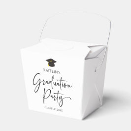 Caja Para Regalos Partido de Graduación Moderno minimalista