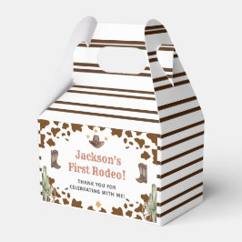 Caja Para Regalos Partido del Cumpleaños de los Vaqueros del Oeste