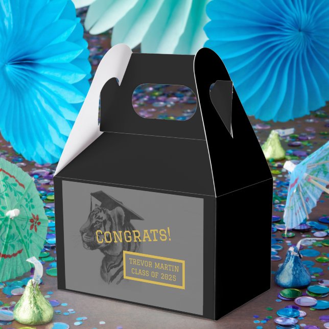 Caja Para Regalos Partido Único de Graduación (Fiesta)