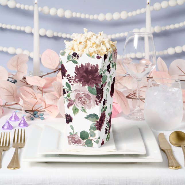 Caja Para Regalos Pasiones Melancólicas | Patrón dramático de rosa d (Boda)