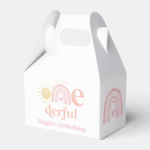 Caja Para Regalos Pastel Arcoiris Pequeña Miss OneMaravillosa Granja